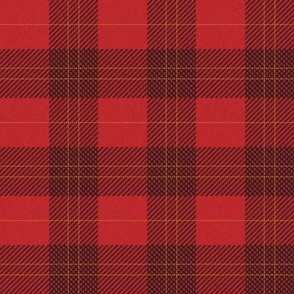 JUMBO Holiday tartan red plaid fabric - winter red christmas plaid tartan check