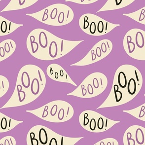 Happy-Halloween-boo-in-speech-bubbles-on-bluish-purple-L-large-scale-for-bedding _ new