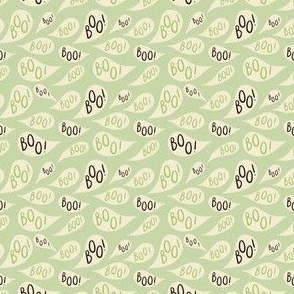 Happy-Halloween-boo-in-speech-bubbles-vintage-green-XS-tiny-scale-for-patchwork_NEW