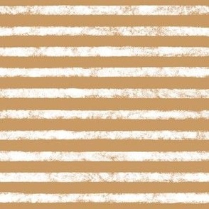 Daisy Pumpkin White Sketchy Stripes