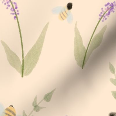 Flower_bee_pattern