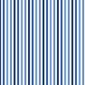 TINY Pickleball fabric - blue stripes fabric_ blue stripe design 2in