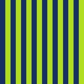 SMALL Pickleball fabric - bright green and navy fabric 6in
