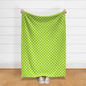 XLARGE Pickleball fabric - bright green pickleballs 12in