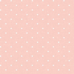 Dots on Blush Pink