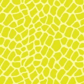 6x6 lime on lighter lime monochromatic animal print