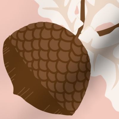 Woodland Acorn | JUMBO Pink n' Peach