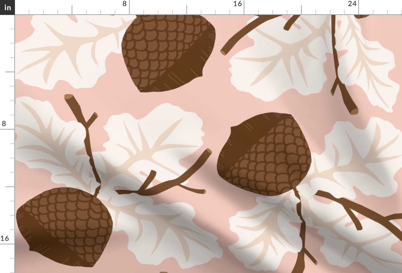 Woodland Acorn | JUMBO Pink n' Peach