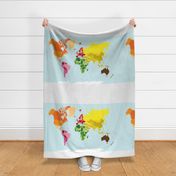 world map Montessori 42 inch NO NAMES