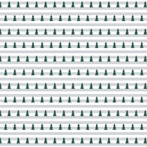 stripe green christmas tree pattern