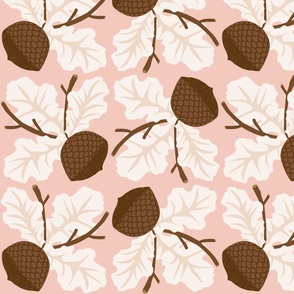 Woodland Acorn | Lg Pink n' Peach