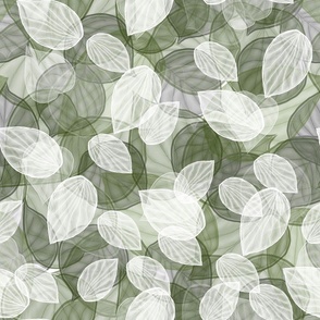 Clematis Leaves Light Green Blender