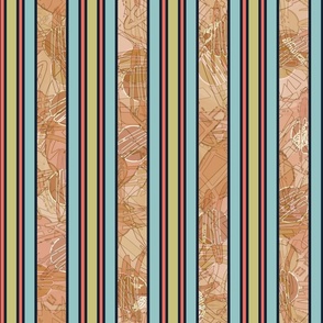 Mid Century Abstract - Stripes