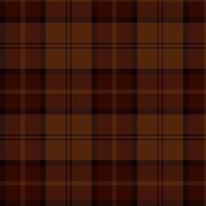 Dunbar tartan, custom colorway, 8" dark red / brown