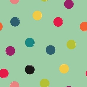 Pill Dot Delight | Pastel Polka Dot Medley