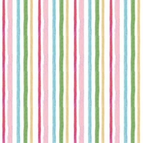 Flamingo Watercolor Stripe