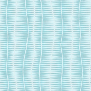 Abstract watercolor aqua fern leaves for bedding and wallpaper