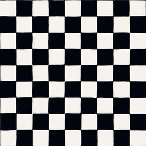 2 inch checkerboard black and off white racing wallpaper