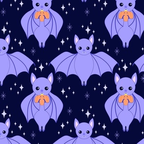 Vegan Vampyr  Fruit Bat with Pumpkin