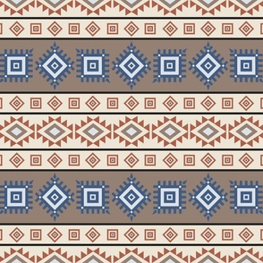 Boho Aztec tribal pattern 