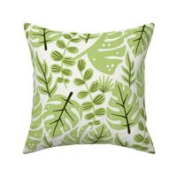 happy tropical days - palm leaves - exotic - small