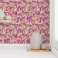 MRSP1 -  Marble Aspirations in Cherry Lime - 8 inch fabric repeat - 6 inch wallpaper repeat