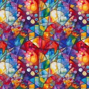 Kaleidoscope Dreams: Abstract Glass Art (1)