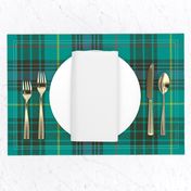 Stewart hunting tartan,  black stripe variant,  12" slubbed,  faded purple and  teal 