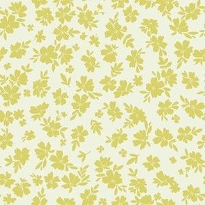 French country two tone millefleur lime