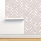 Modern Minimalist  Neutral Beige  Herringbone for Wallpaper (Jumbo)