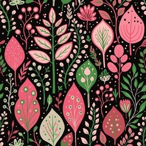 Floral Boho Forest Botanical Design