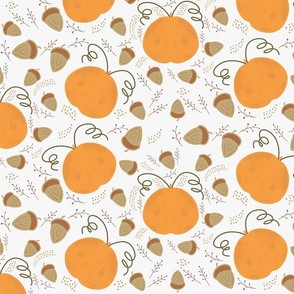 Pumpkins-Acorns-Seeds-Orange-Neutrals-Medium