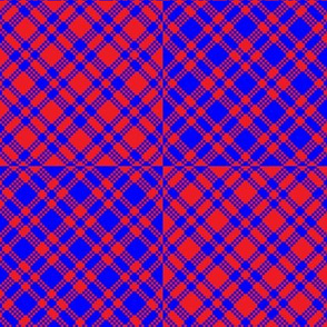 Red-blue plaids