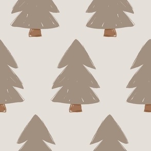 Simple Trees (Brown)(Large Scale)(10.5"/12")