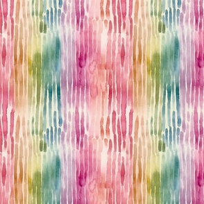 Ink Wash Symphony: Watercolor Striped Pattern (140)