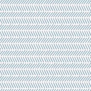 Windblown Stripe in Bay Blue and White