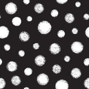 Charcoal dot black/white