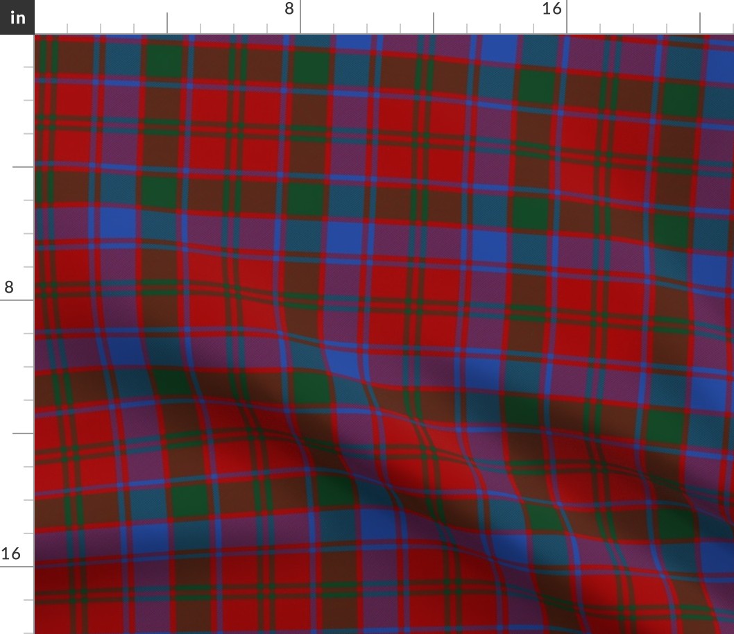 Robertson tartan #2, 10" modern colors