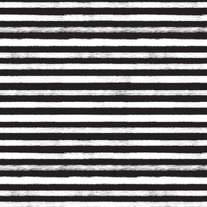 brushed stripe black/white