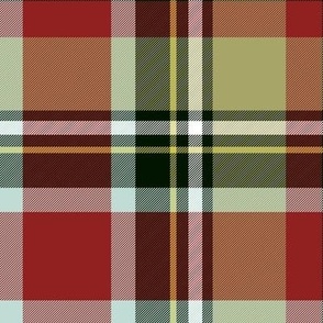 Prince Charles Edward Stewart tartan, 14" golden weathered