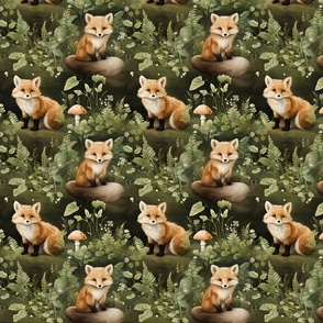 Foxes in a Forest