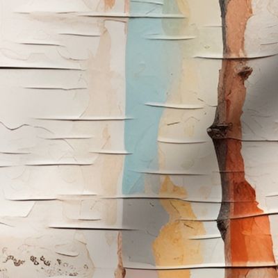 Watercolor Birch Bark