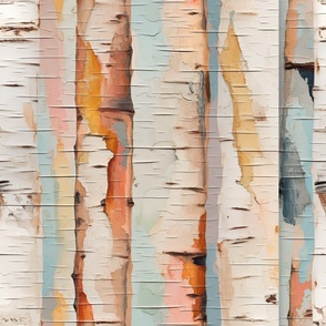 Watercolor Birch Bark