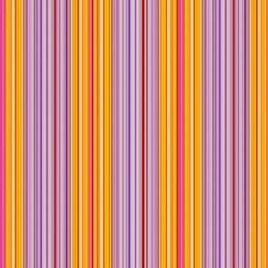 Saffron and Lavender Stripes