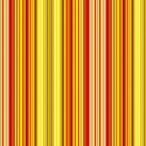 Sunny and Hot Summer Stripes in Various Shades of Yellow and Red 