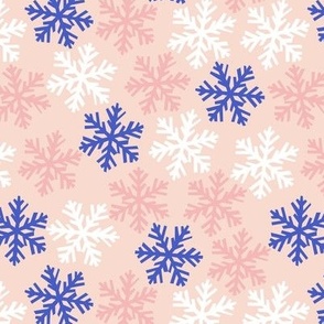 (s) Snowflakes Pink
