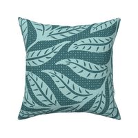 palmleaves tropical lounge teal