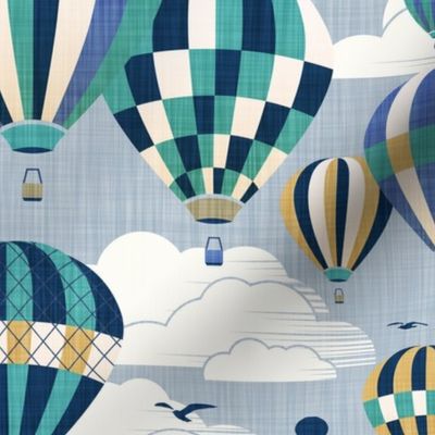 Hot-Air Balloon Fiesta - Turquoise