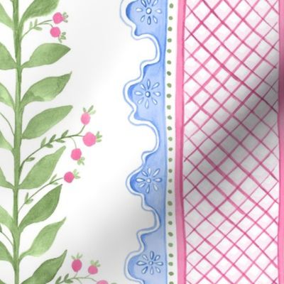 Celia Cornflower Blue_ Valentine Pink and Spring Green 