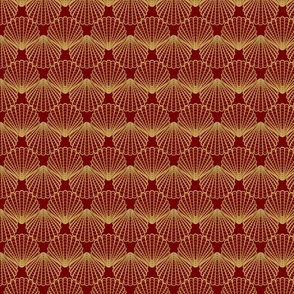 Mini Sea Shell Symmetry // Red